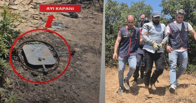 29 yıllık kesinleşmiş cezayla aranan firari, dağda kurduğu tuzaklarla yakalandı!