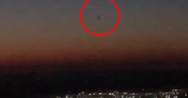 Sakarya’da gizemli cisim paniği: Gökyüzünden paraşüt gibi süzüldü VİDEO İZLE