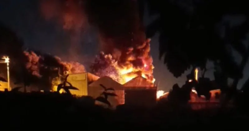 Yalova’da korkutan yangın: 2 itfaiye eri yaralı
