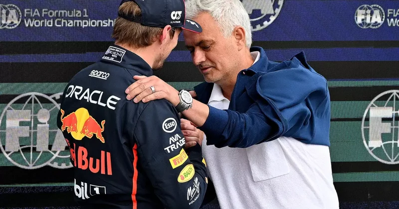 Formula 1 pilotu ödülü Mourinho dan aldı