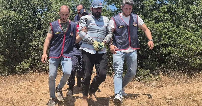 Yakalanmamak için dağda yaşayıp, ayı kapanı kurmuş