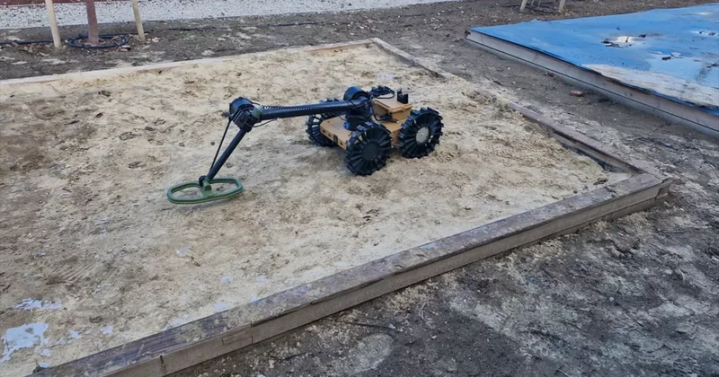 Mayın avcı robotu göreve hazırlanıyor