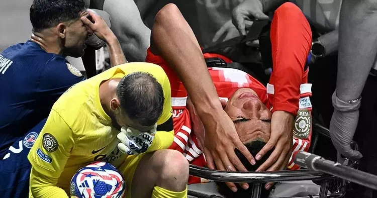 Jamal Musiala dan korkutan sakatlık! Futbolcular gözyaşlarını tutamadı