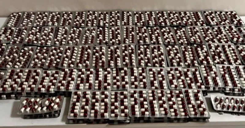 İkametinde tam 3 bin 252 sentetik ecza ele geçirildi