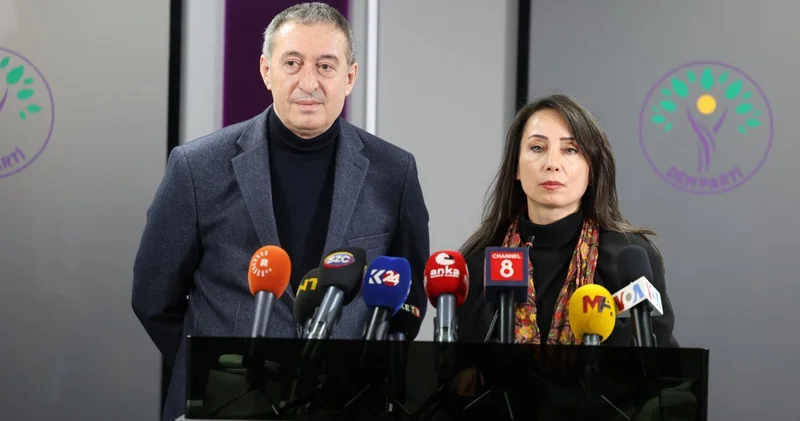 DEM Parti den gözaltılara tepki! Süreci tartışılır hale getiriyor