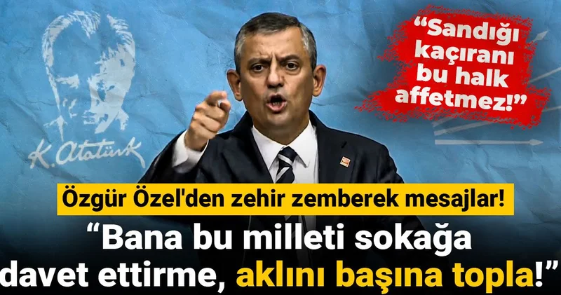 Son Dakika Operasyonlardan sonra gözler ondaydı! CHP Lideri Özgür Özel den kritik açıklama