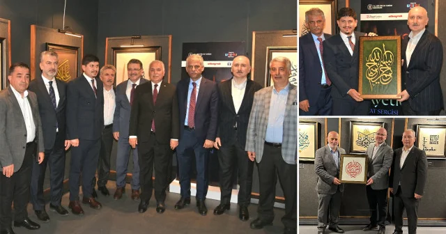 Albayrak, Selam Ayetleri Sergisi ile büyük yatırımlarının olduğu Trabzon’a misafir oldu Kültür Sanat Haberleri