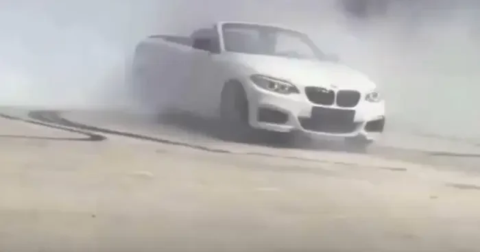 Cadde ortasında drift atan sürücüye 46 bin TL ceza
