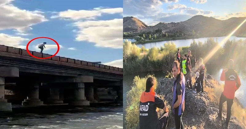 İddia için ırmağa atlayan genç kayboldu