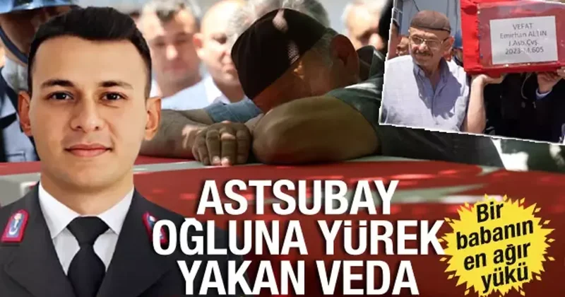 Bir babanın en ağır yükü! Oğlunun tabutunu gözyaşlarıyla omuzladı