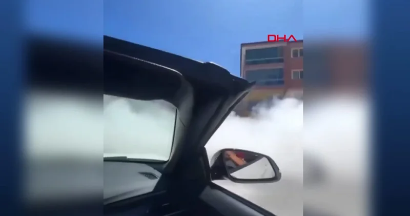 Düğün konvoyunda drift: Ehliyeti süresiz iptal edildi