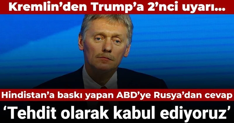 Hindistan’a baskı yapan ABD’ye Rusya’dan cevap: Tehdit olarak kabul ediyoruz
