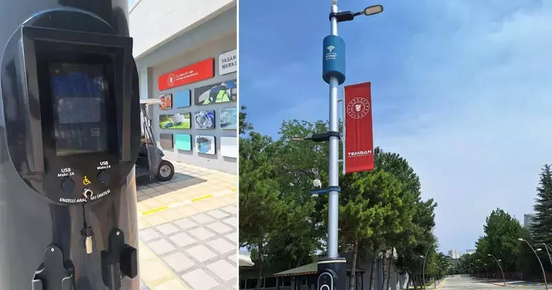 Şarj ve internet donanımlı akıllı sokak aydınlatmaları geliyor