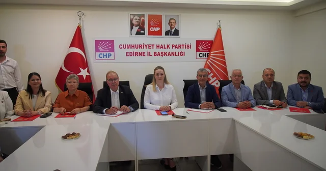 CHP Grup Başkanvekili Günaydın, Edirne de konuştu: Edirne Haberleri