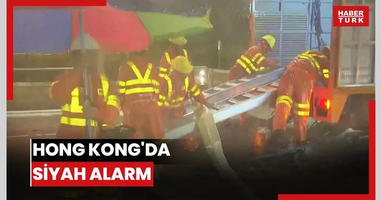 Hong Kong da siyah alarm
