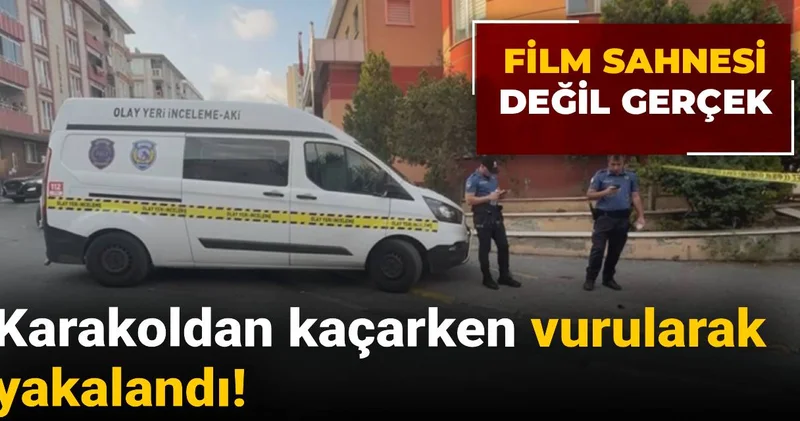 Film sahnesi değil gerçek: Karakoldan kaçarken vurularak yakalandı!
