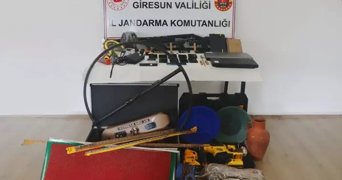 Giresun merkezli tarihi eser kaçakçılığı operasyonu! 3 şüpheli tutuklandı