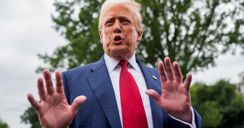 Trump tan akıllara zarar çıkış! Beyaz Saray ın çatısına nükleer füze