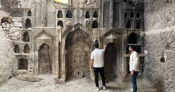 Nevşehir de şaşırtan olay: Temizlenen odunluğun 6 asırlık ibadethane olduğu ortaya çıktı!