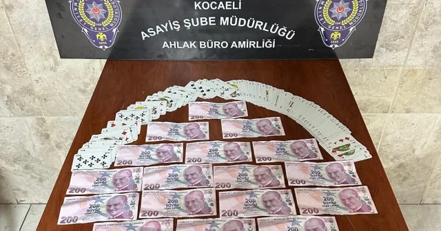 Kocaeli de kumar oynayan beş kişiye toplam 46 bin 235 lira ceza verildi Gündem Haberleri