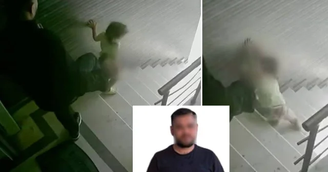 Cani babanın tekme attığı çocuğu merdivenden yuvarlanmıştı: Cezası belli oldu İstanbul Haberleri