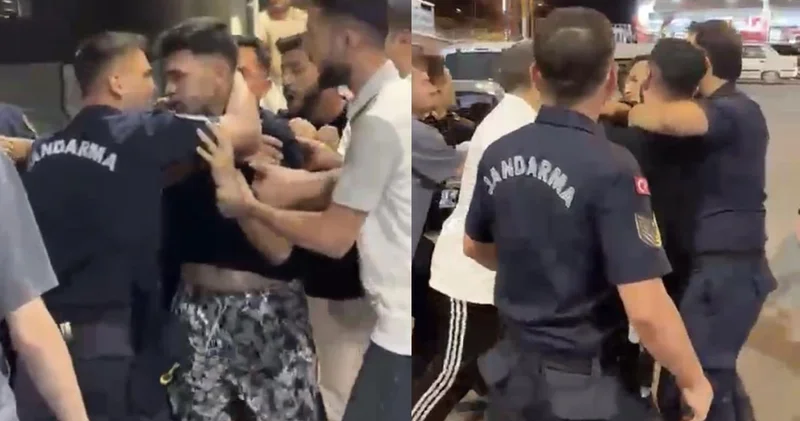Jandarma ekipleri saldırıya uğradı! 8 kişi gözaltına alındı