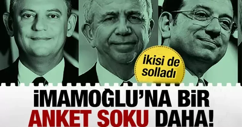 Özgür Özel ankette İmamoğlu nu solladı! Yavaş ın da gerisinde kaldı