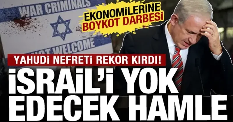İsrail i yok edecek hamle: Yahudi nefreti rekor kırdı!