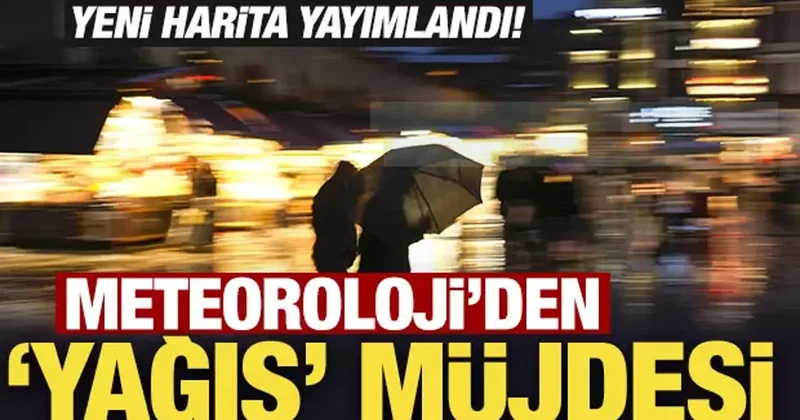 Meteoroloji yeni haritayı yayımladı! Aşırı sıcaklar etkisini yitirdi: Yağış müjdesi