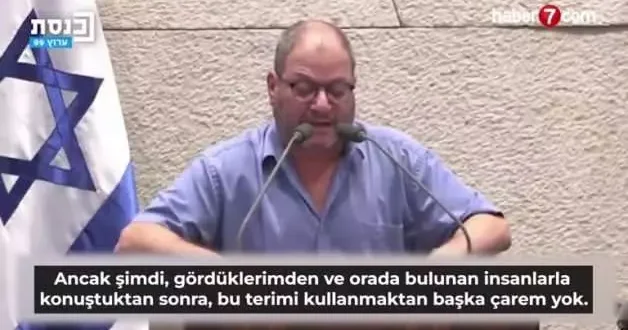 Gazze de yaşanan soykırımı anlatıyordu! İsrailli vekil kürsüden apar topar indirildi!