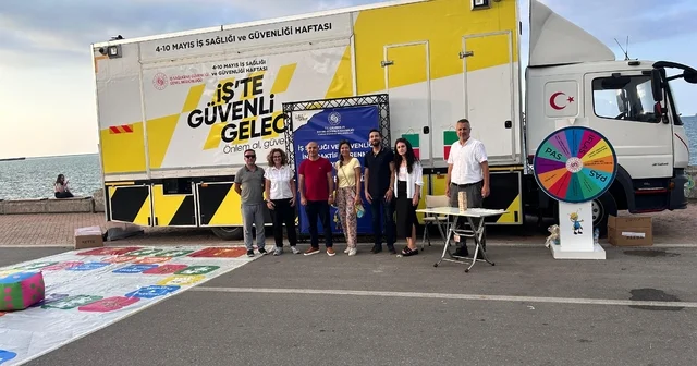 İş te Güvenli Gelecek Tırı Samsun da Samsun Haberleri