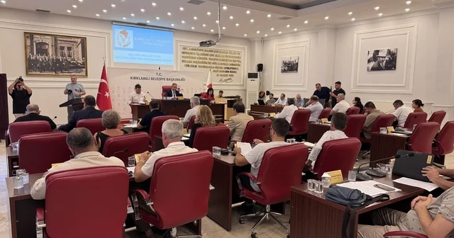 Kırklareli Belediye meclisi altyapının yenilenmesini kabul etti Kırklareli Haberleri