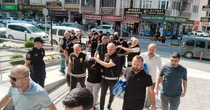 Çorum da 10 milyonluk change araç operasyonu: 8 gözaltı