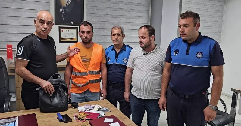 Temizlik görevlisi bulduğu milyonluk çantayı sahibine teslim etti