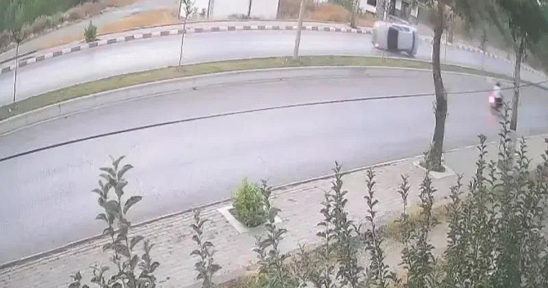 Kastamonu’da takla atan otomobilin sürücüsü öldü; kaza kamerada