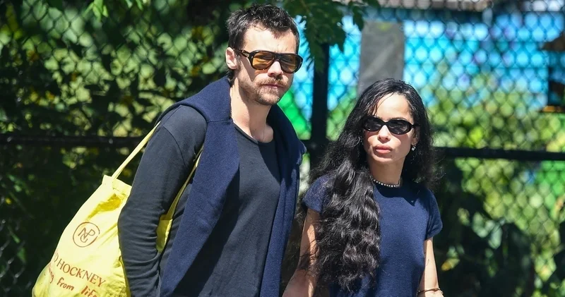 Harry Styles ve Zoe Kravitz aşkı belgelendi magazin haberleri