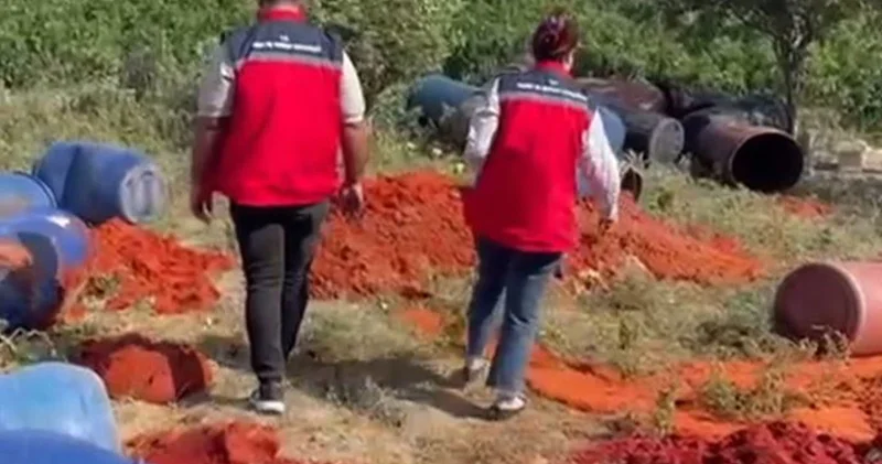 Bakanlıktan salça denetimi; 6 ton domates posası imha edildi