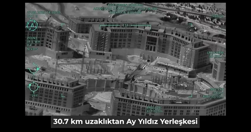 Ankara, ASELFLIR600 ün gözünden görüntülendi
