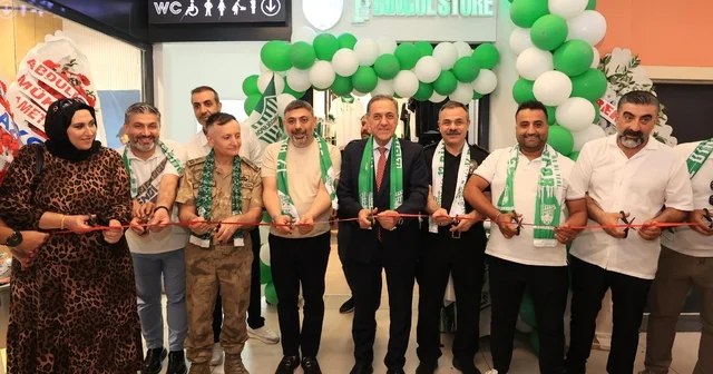 Bingöl Valisi Usta, 12 Bingölspor un butik mağazasının açılışını yaptı Bingöl Haberleri