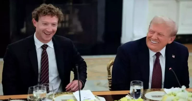 Trump teknolojinin liderleriyle görüntülendi! Elon Musk yemekte yer almadı...