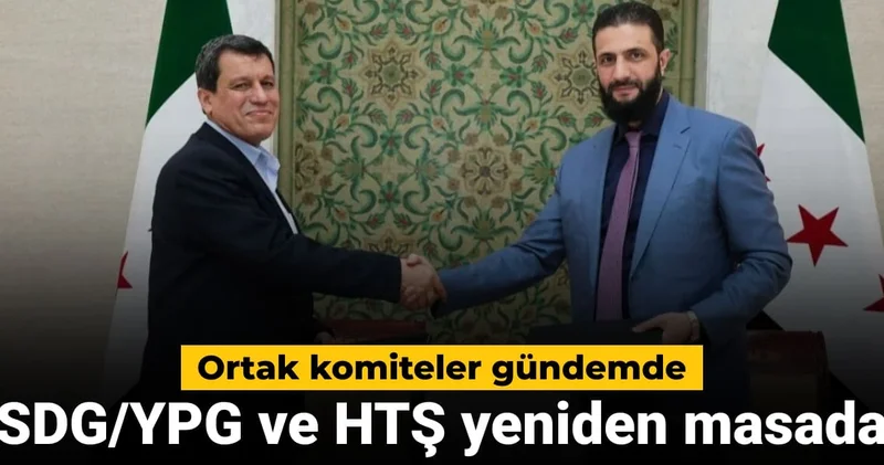 SDG/YPG ve HTŞ masaya yeniden oturdu: Ortak komiteler gündemde