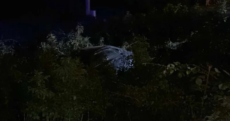 Samsun da otomobil yeşillik alana uçtu: 3 yaralı Sözcü Gazetesi