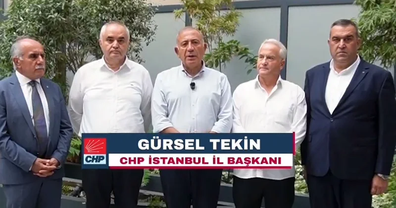 CHP İstanbul İl Başkanı Gürsel Tekin: Bize güvenin