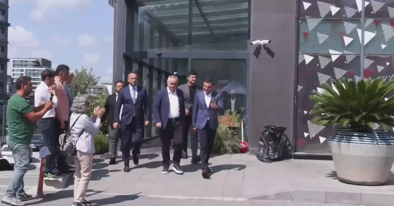 Mahkemenin atadığı Geçici Kurul da bulunan Hasan Babacan Özgür Çelik i ziyaret etti