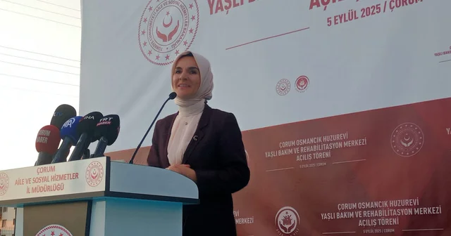 Bakan Göktaş: Türkiye de 29 bin 615 yaşlımız rehabilitasyon hizmetinden yararlanıyor Çorum Haberleri