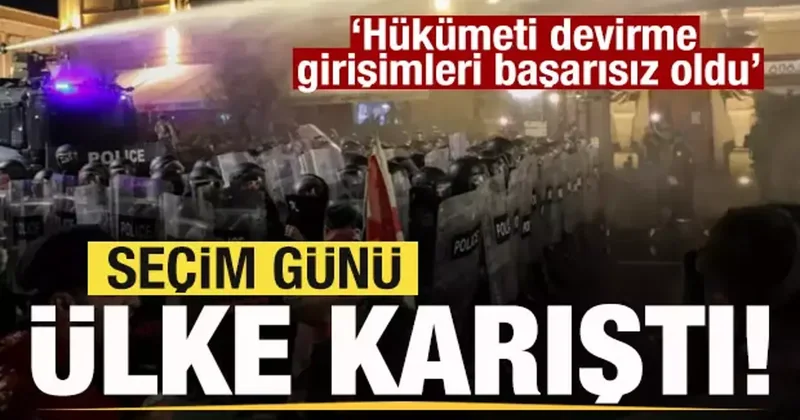 Seçim günü ülke karıştı Son dakika açıklaması: Hükümeti devirme girişimleri başarısız oldu