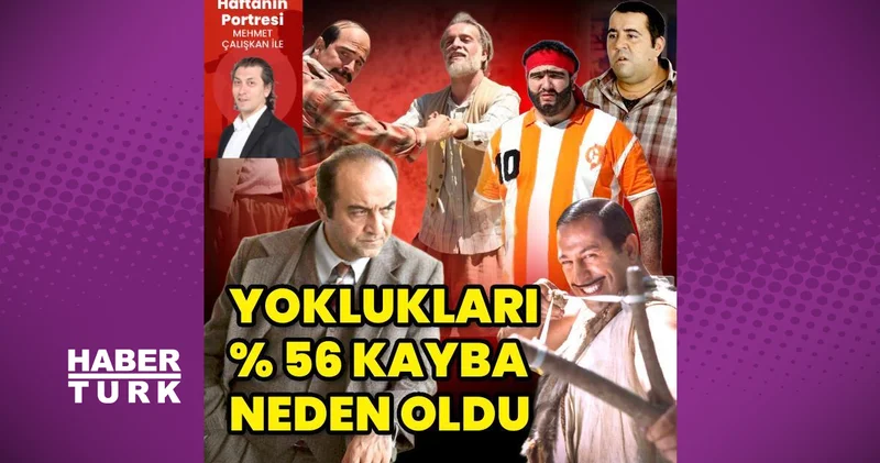 6 oyuncunun yokluğu, % 56 kayba neden oldu Magazin haberleri