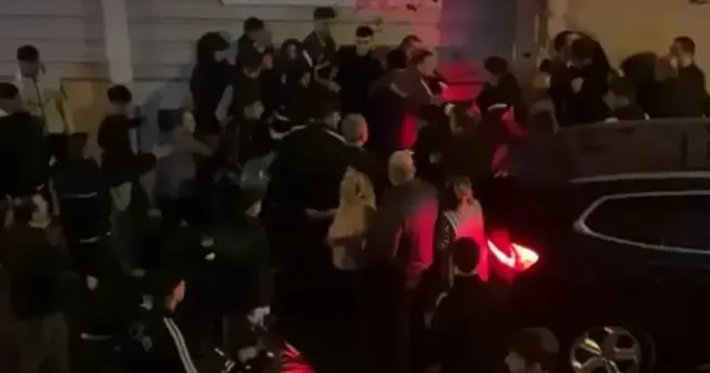 Kağıthane de asker eğlencesinde kavga VİDEO İZLE