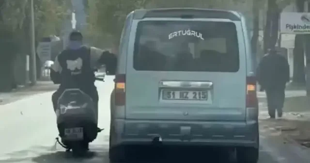 Bursa’da trafikte tehlikeli anlar kamerada VİDEO İZLE