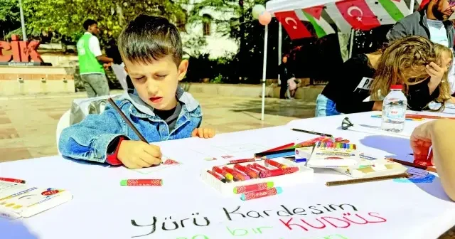 Çocuklar da Sumud için ayağa kalktı Gündem Haberleri